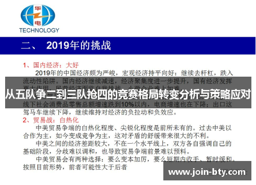 从五队争二到三队抢四的竞赛格局转变分析与策略应对